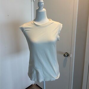 BLDWN Cream Sleeveless Top